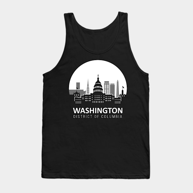 Washington D.C. Tank Top by ThyShirtProject - Affiliate